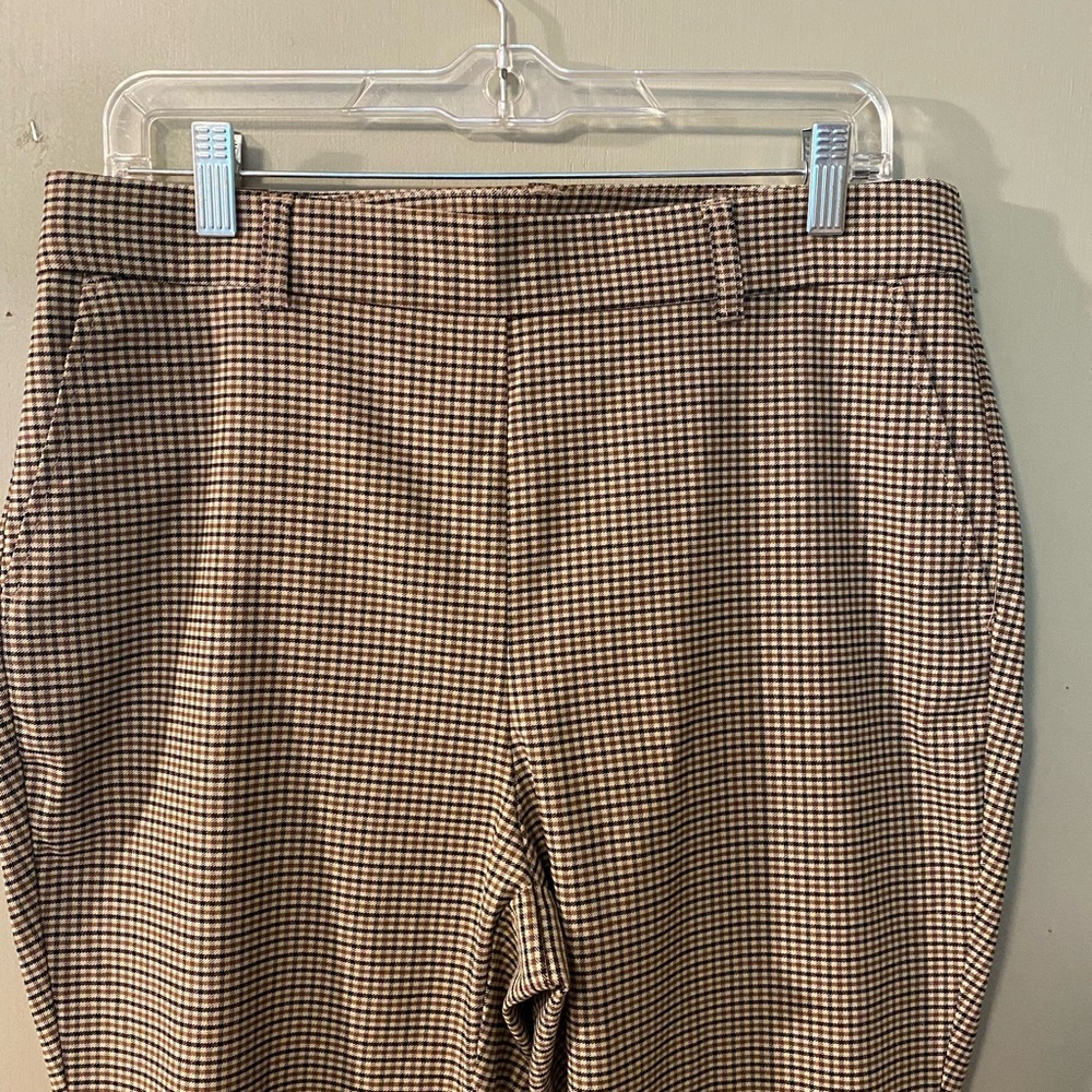 Rafaella NWT Black and Brown Houndstooth Pants Sz 12